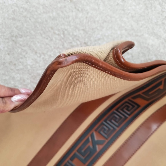 Vintage Yves Saint Laurent YSL Tote 1970s Beige - Picture 7 of 8